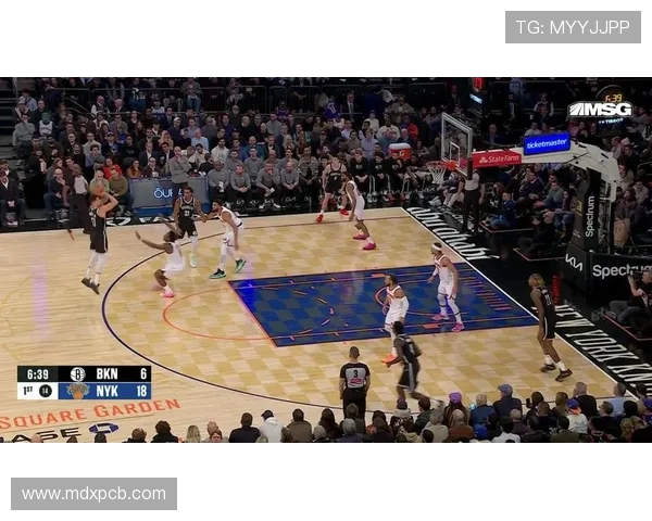 尼克斯强势迎战篮网双方鏖战激烈纽约德比再掀篮球风暴